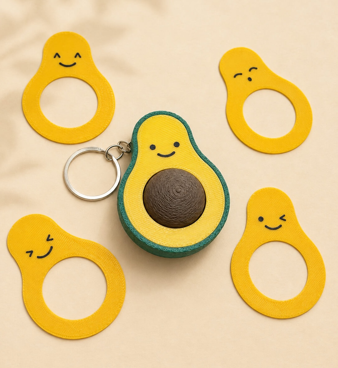 Avocado Emoji 3D Clicker Fidget Toy