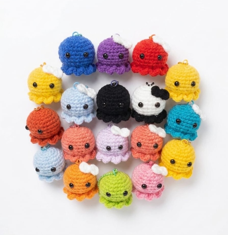 Mini Octopus Charm