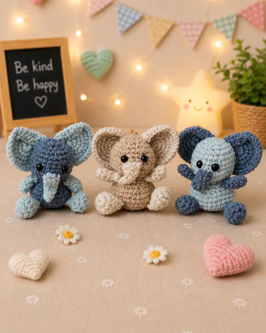 Elephant Keychain Crochet
