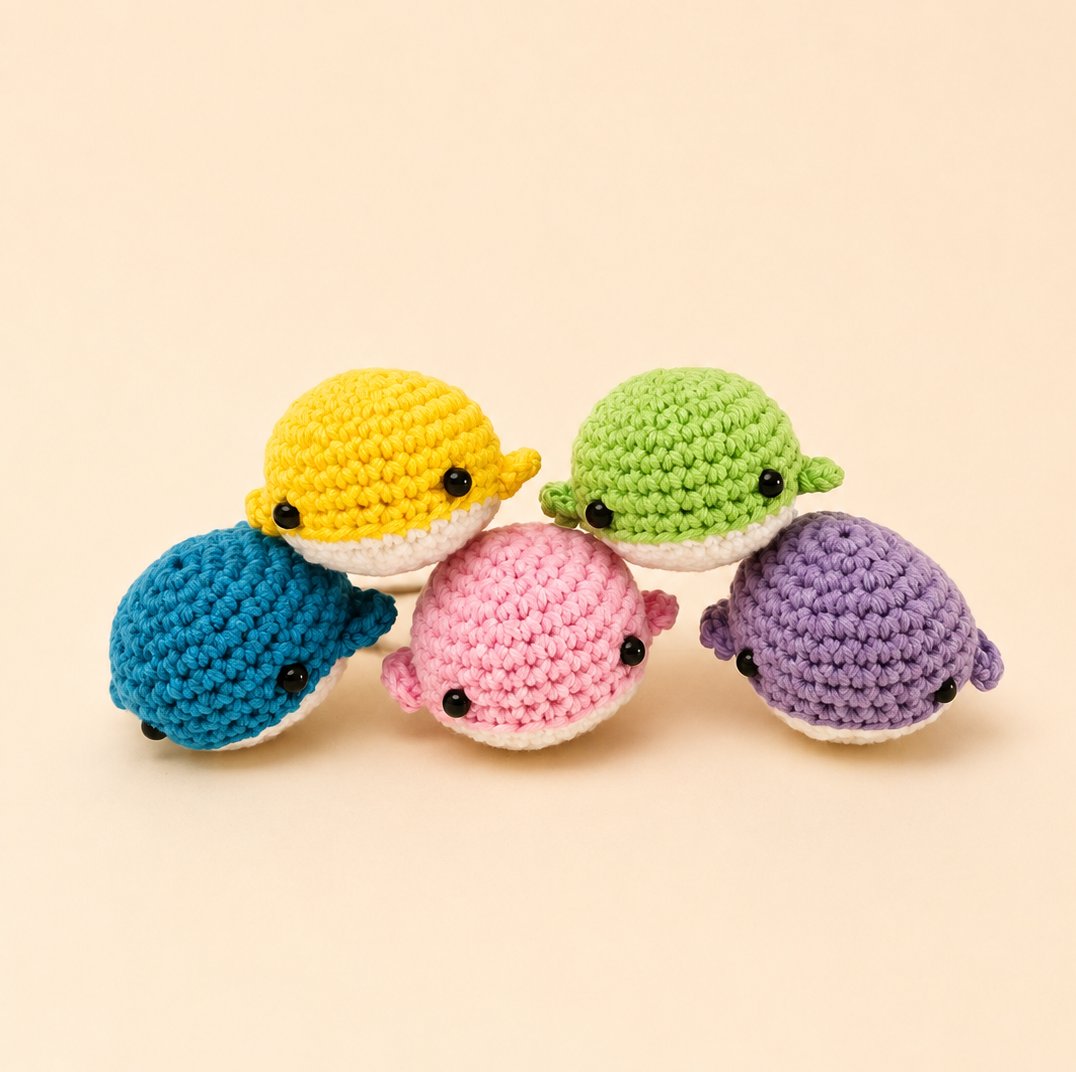 Whale Keyring